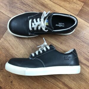 Mellow Walk Womens Sz 9 E Owen Jessica Steel Toe Black White Shoes *Read